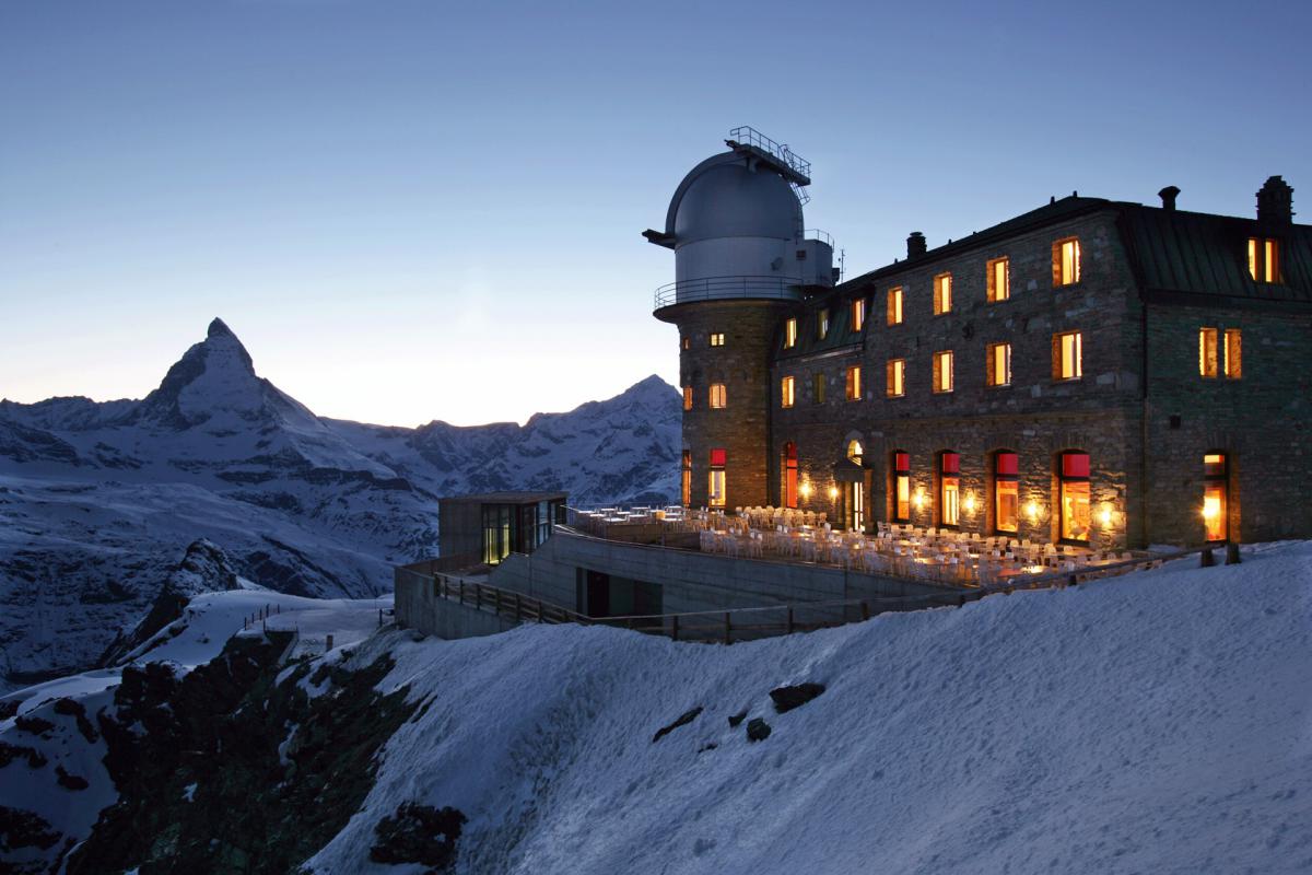 Swiss Alps restaurant